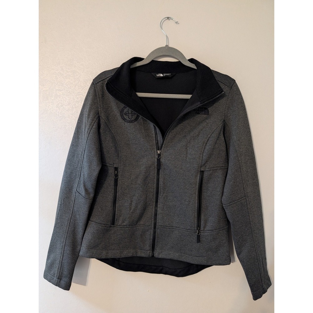 The North‎ Face Womens Gray Fleece Full Zip Jacket Size S